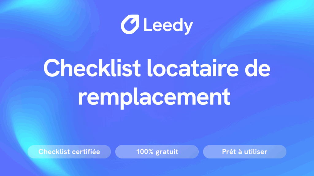 Checklist locataire de remplacement – Suisse romande (PDF)