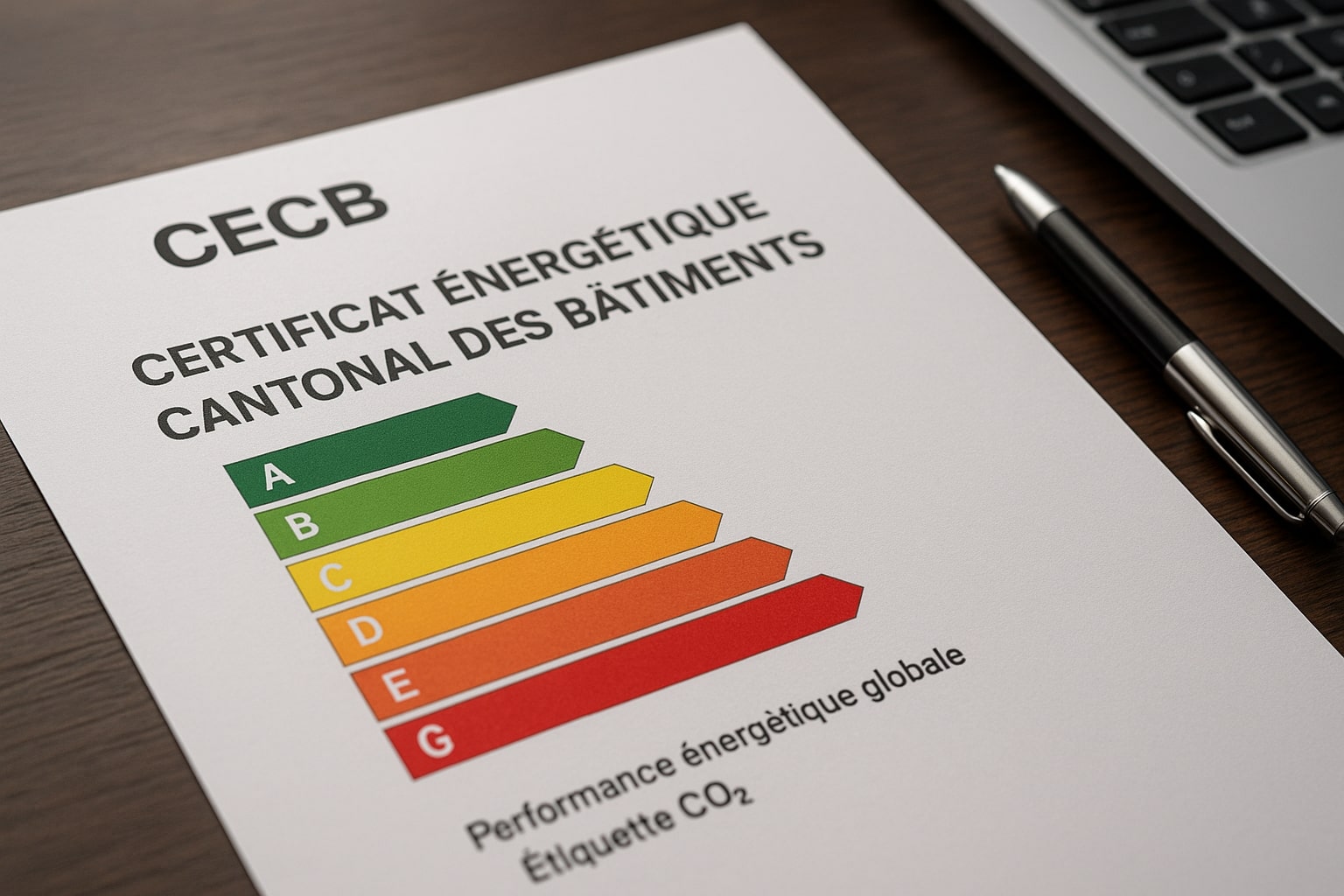 Certificat énergétique des bâtiments en Suisse CECB
