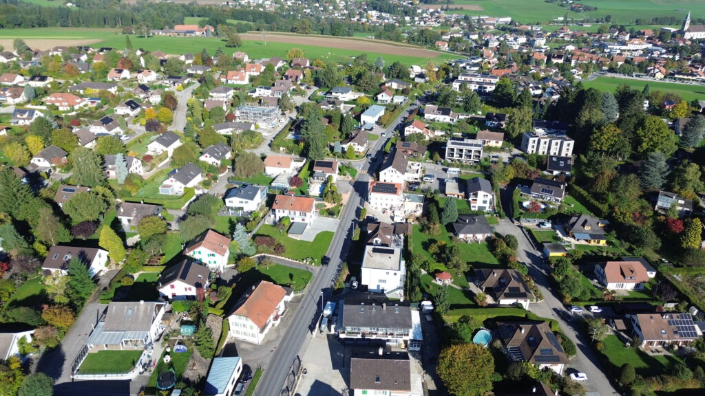 Vue drone de Corminboeuf