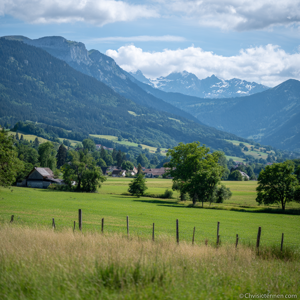 Un magnifique terrain agricole en suisse romande