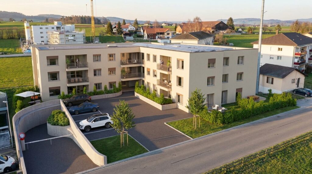 Le bourg de Siviriez